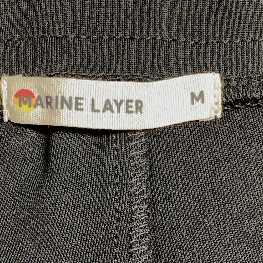 Marine Layer Black Flare Pants - Picture 3 of 8